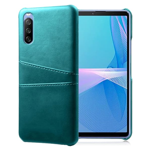Dual Card Etui Sony Xperia 10 III - Grønn Green