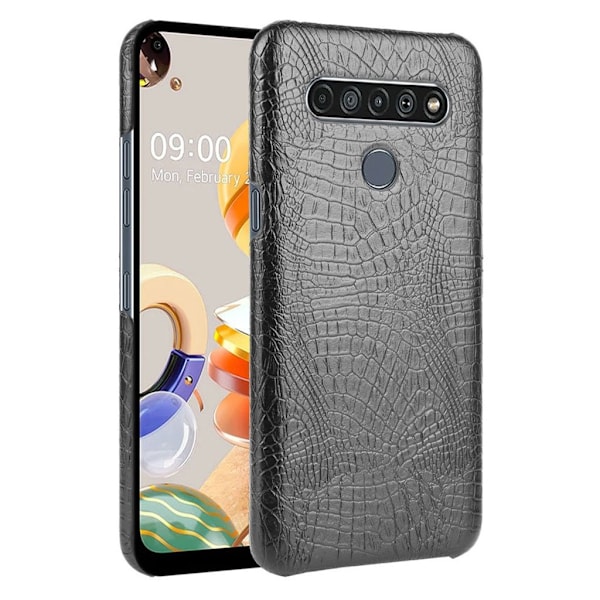 Croco kuoret - LG K61 - Musta Black