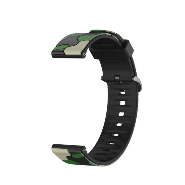 20mm Universal stylish camouflage watch band - Green Grön