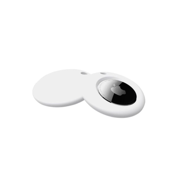 AirTags silicone round shape cover - White Vit