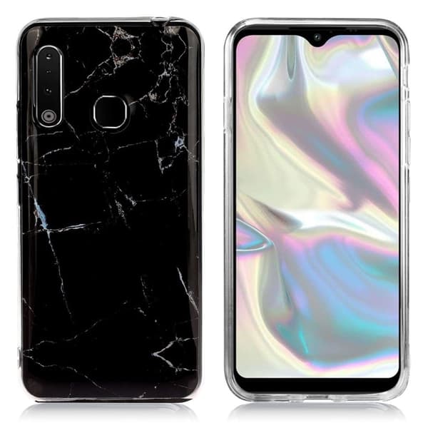 Marble Samsung Galaxy A70e kuoret - Musta Black