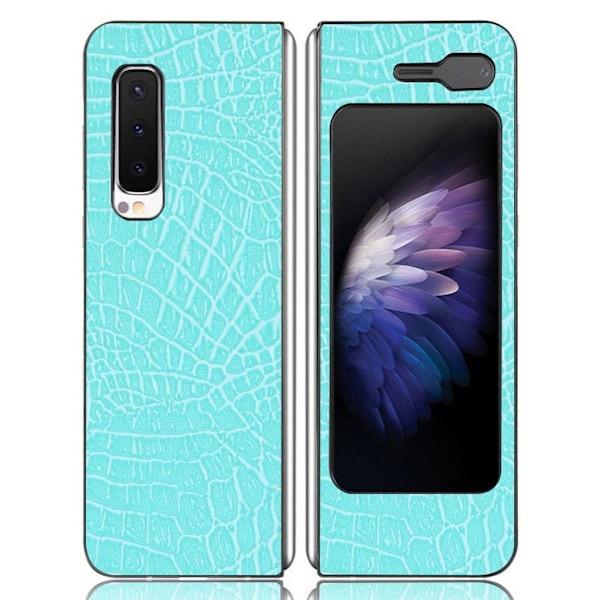 Croco Samsung Galaxy Fold / Samsung Galaxy Fold 5G skal - Blå Blå