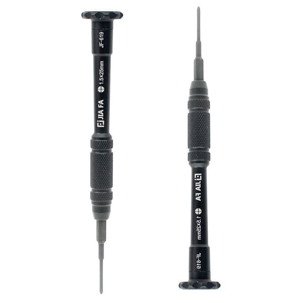Universal Phillips 1.5 skrutrekker med anti glipp håndtak Black