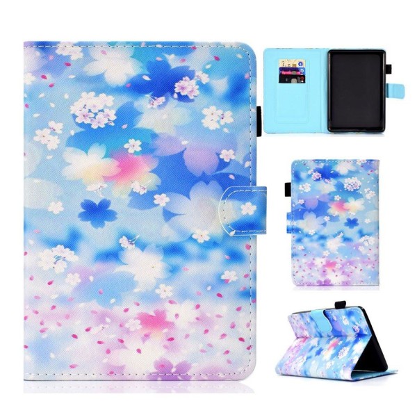 Amazon Kindle Paperwhite 4 (2018) mønster læder etui - Smukke Bl Multicolor
