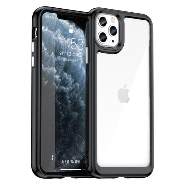 iPhone 11 Pro Max smart telefonskal i akryl - Svart Svart