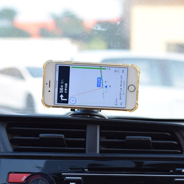 Dashboard mobile phone holder outlet