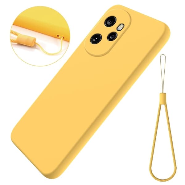 Matte Liquid Honor 100 Pro silikone cover - Gul Yellow