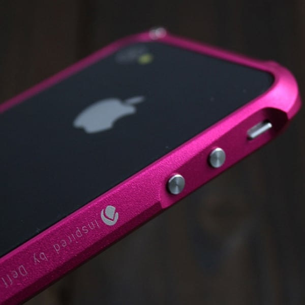 Demolition Aluminium Bumper til iPhone 4 (pink) Pink