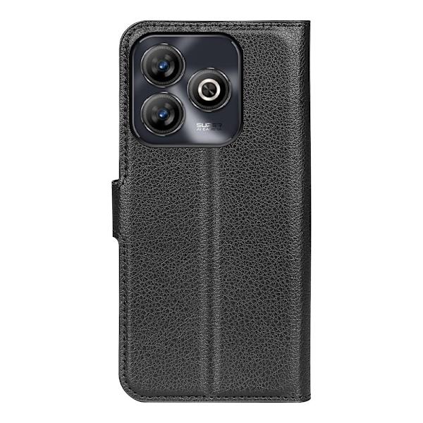 Klassisk ZTE Blade A75 flip etui - Sort Black
