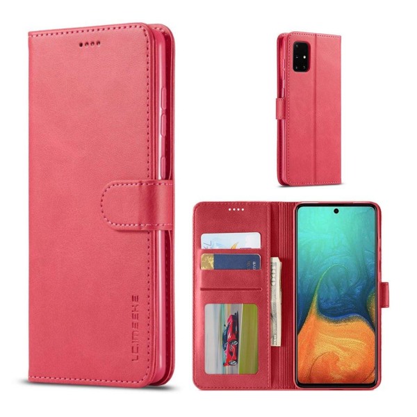 LC.IMEEKE Samsung Galaxy A51 5G Flip Etui - Rød Red