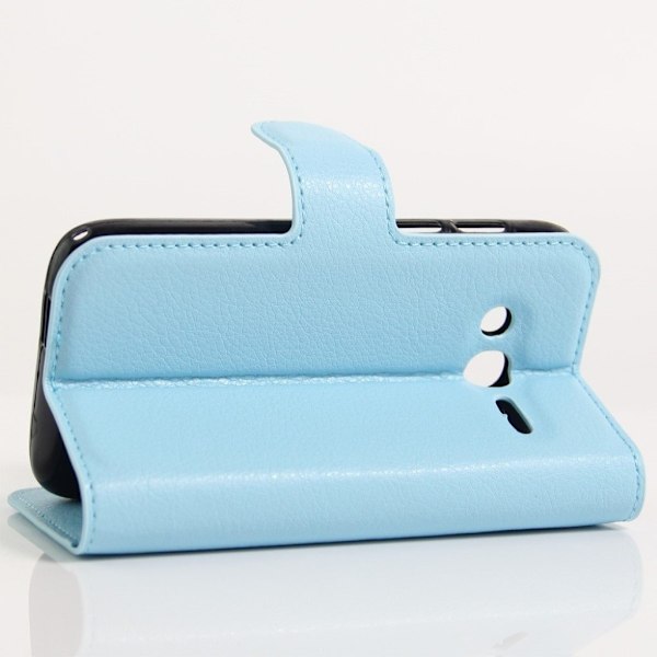 Mankell Alcatel OneTouch Pixi 4 (4) læder-etui med kortholder - Lyseblå Blue