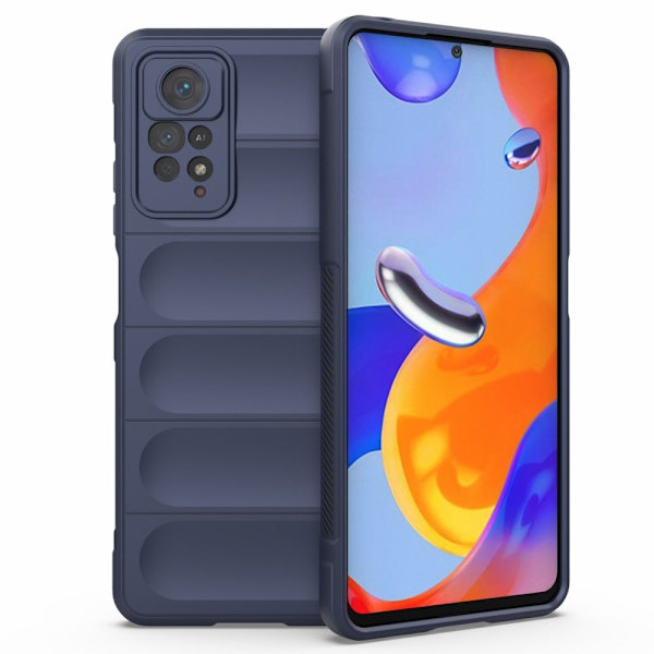 Blødt grebsformet cover til Xiaomi Redmi Note 11 Pro 5G / Xiaomi Redmi Note 11 Pro - Blå Blue