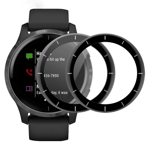 2Pcs ENKAY 3D curved screen protector for Garmin Venu 2 / Vivoactive 4 Transparent