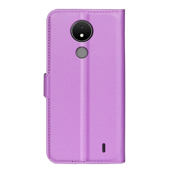 Klassisk Nokia C21 Flip Etui - Lilla Purple