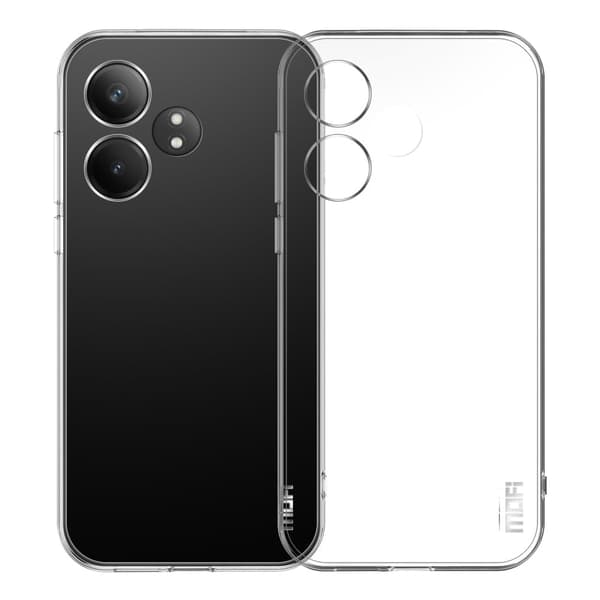 MoFi Clear klart fallsikkert etui for Realme GT Neo6 SE Transparent