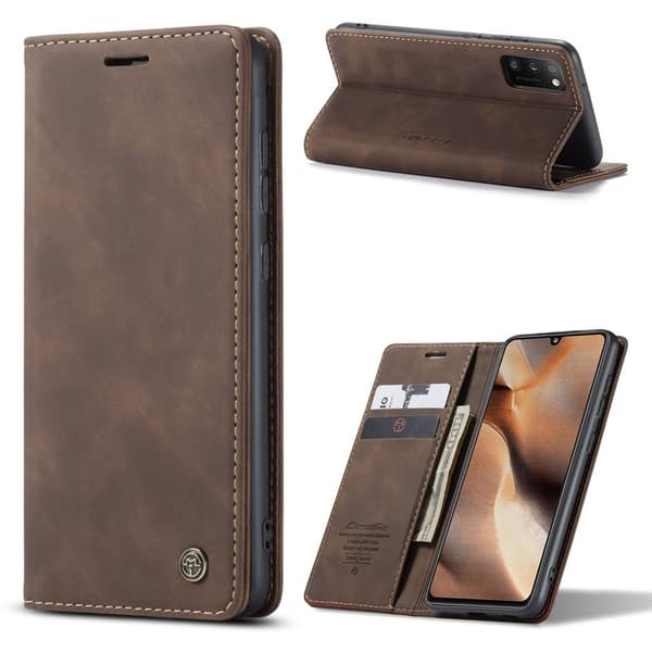 CaseMe Samsung Galaxy A41 Vintage Etui - Kaffe Brown