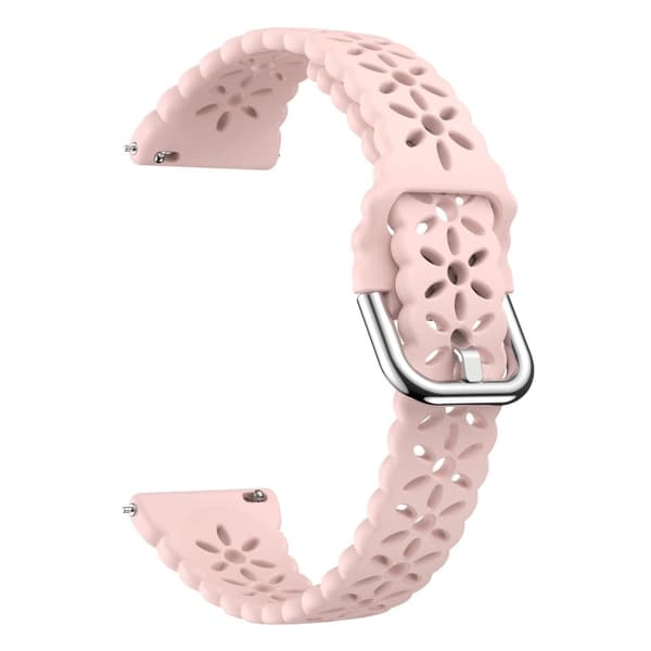 Samsung Galaxy Watch Universal Silikonihihna 20mm kellonauha - Pinkki Pink