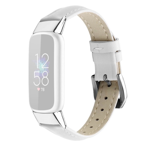 Fitbit Luxe aito nahkakellon hihna - Valkoinen / Koko: L White