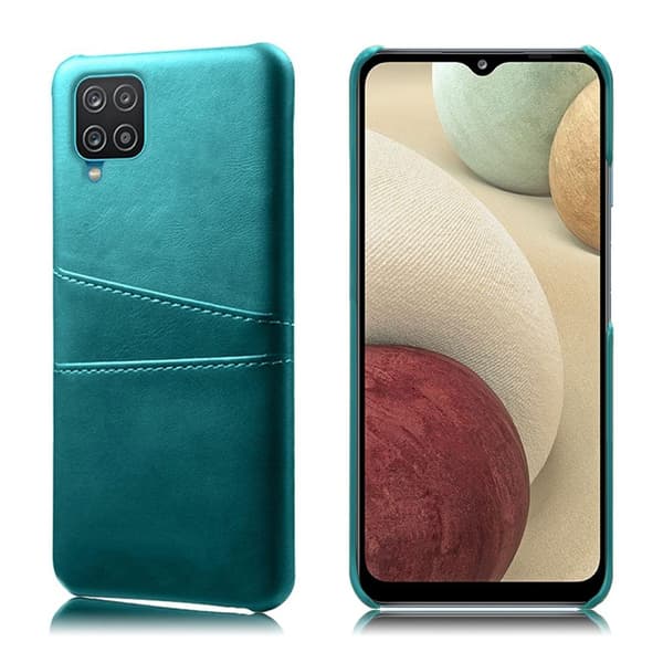 Dual Card Etui Samsung Galaxy A12 5G - Grønn Green