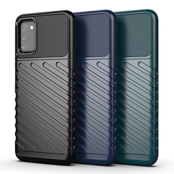 Thunder Samsung Galaxy A03s Etui - Sort Black