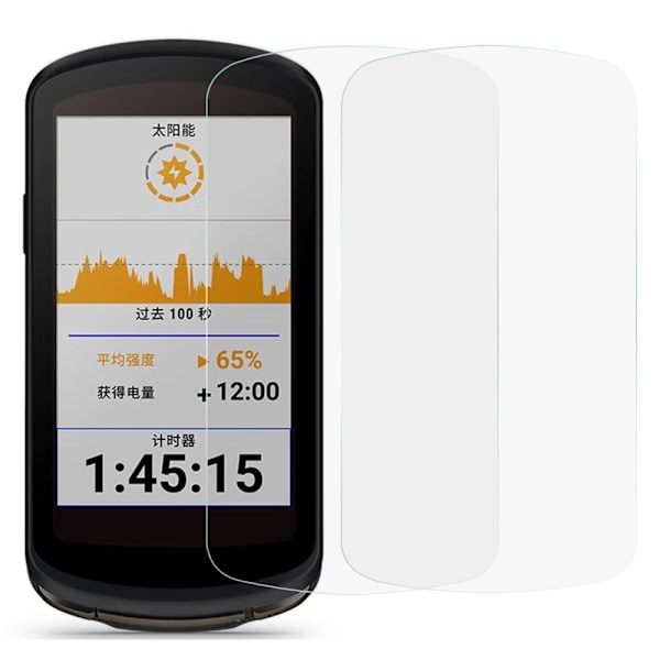 2Pcs Garmin Edge 1040 tempered glass screen protector Transparent