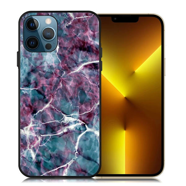 Imagine iPhone 13 Pro Max deksel - Lyn Multicolor
