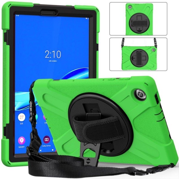 Lenovo Tab M10 FHD Plus hybrid silicone case - Green Green