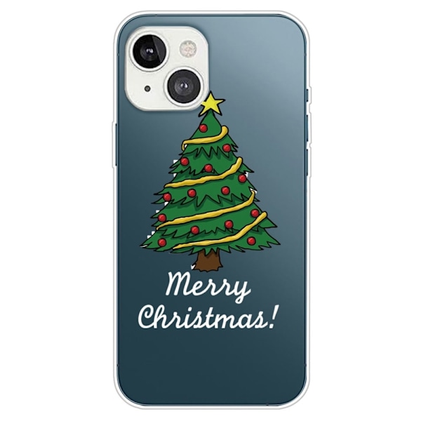 Juleveske til iPhone 14 Plus - Juletre Green