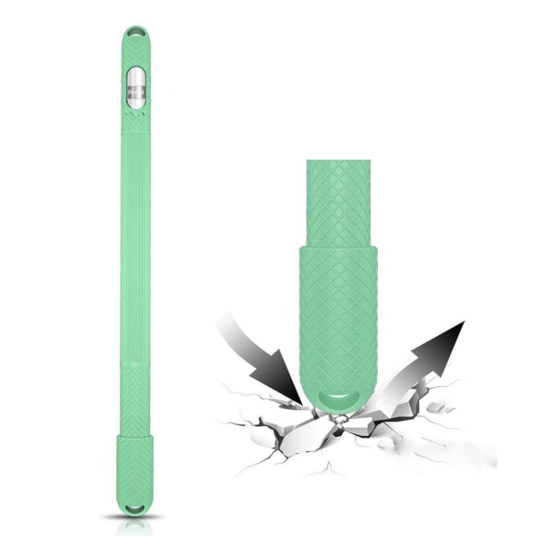 Apple Pencil anti-slip silikone etui - Cyan Green