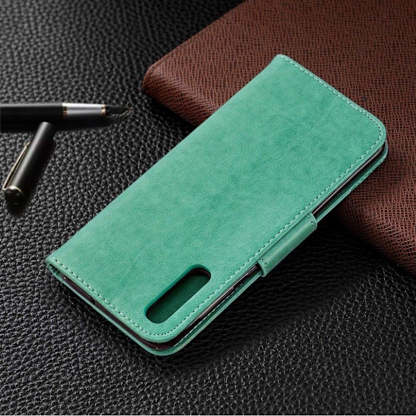 Butterfly Samsung Galaxy A50 etui - Grøn Green