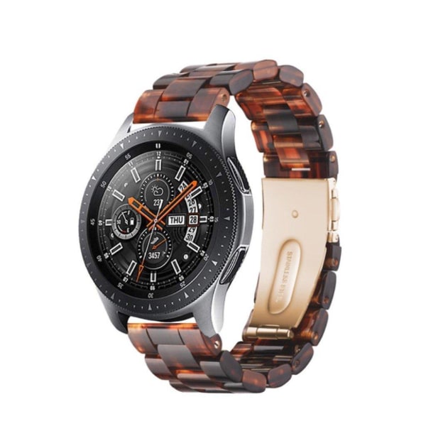 Resin design klockarmband för Huawei Watch GT devices - Tortoise-tone Brun