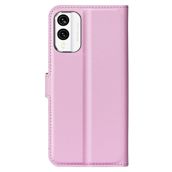 Klassisk Nokia X30 Flip Etui - Lyserød Pink