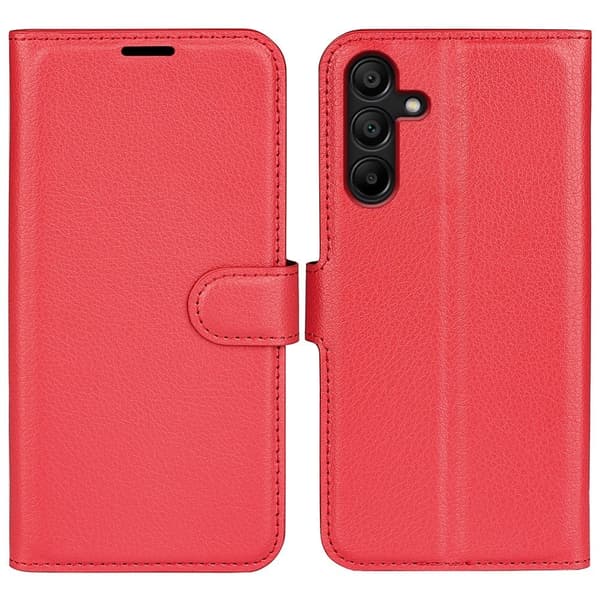 Classic Samsung Galaxy M15 flip kuoret - Punainen Red