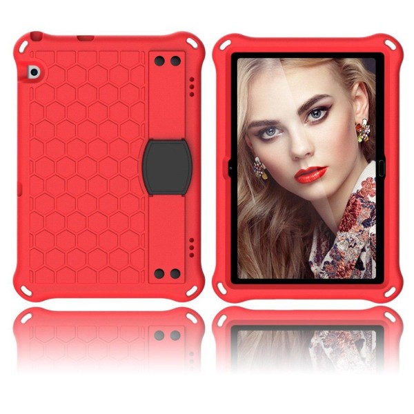 Huawei MediaPad T5 honeycomb skin-etui - Rød / Sort Red