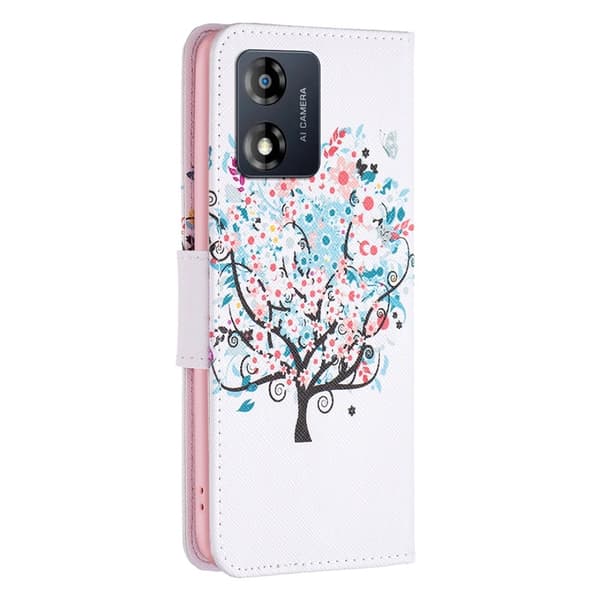 Wonderland Motorola Moto E13 Flippetui - Blomst Tre Multicolor