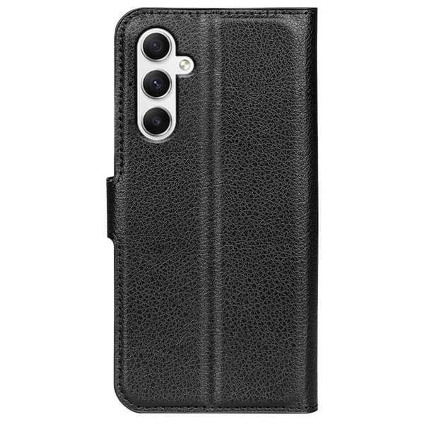 Klassisk Samsung Galaxy A35 flip etui - Sort Black