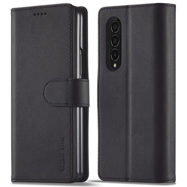 LC.Imeeke läder Samsung Galaxy Z Fold3 5G fodral - Svart Svart