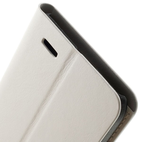 Mankell Huawei Ascend G7 Læder Flip Etui - Hvid White