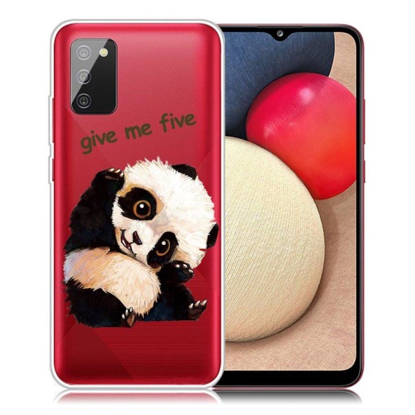 Deco Samsung Galaxy A02s etui - Panda White