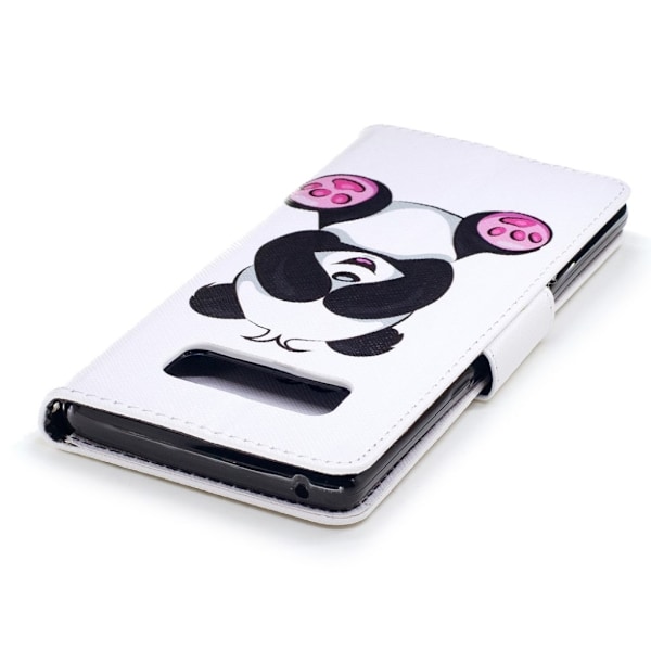 Samsung Galaxy Note 8 Etui med nydelig tryk - Panda leger Multicolor