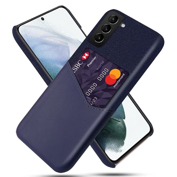 Bofink Samsung Galaxy S22 Plus Kredittkort Deksel - Blå Blue