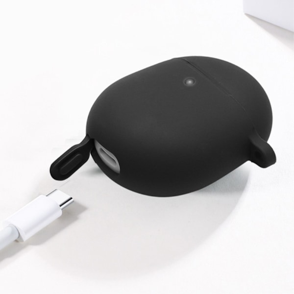 Google Pixel Buds Pro silikoneetui med spænde - Rød Red
