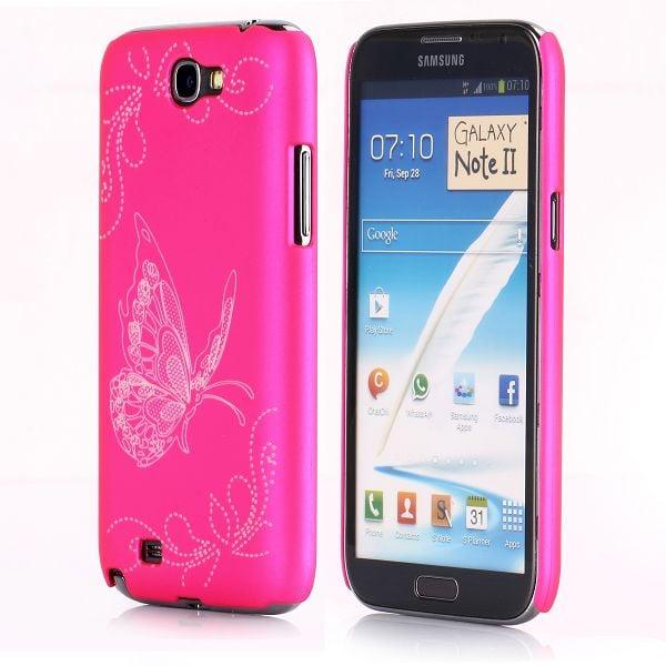 Joy (Pinkki) Samsung Galaxy Note 2 Suojakuori Pink 8f06 | Pink | Mjukplast  | Fyndiq