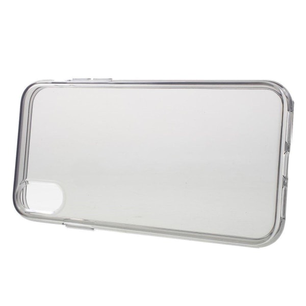 iPhone Xr mobilskal silikon transparent - Grå Silvergrå