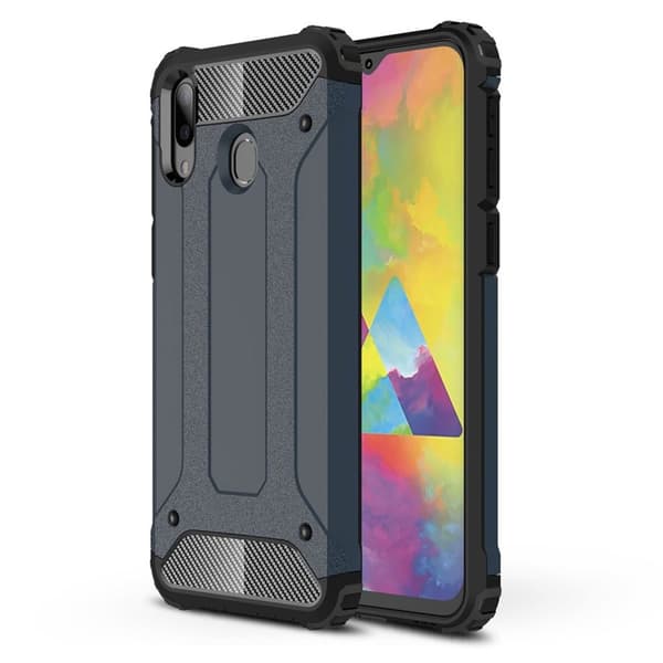 Armour Guard Samsung Galaxy M20 cover - Mørkeblå Blue