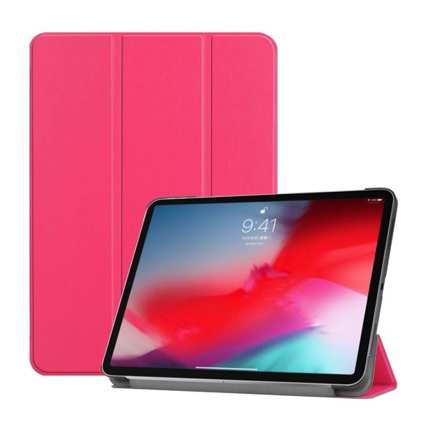 iPad Pro 11 inch (2018) kolmio taivutettava ohut synteetti nahka Pink