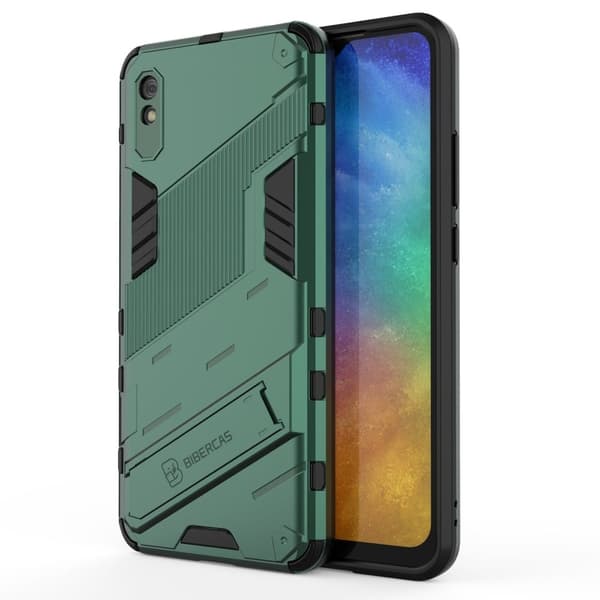 Støtsikkert hybriddeksel for Xiaomi Redmi 9A - Grønn Green