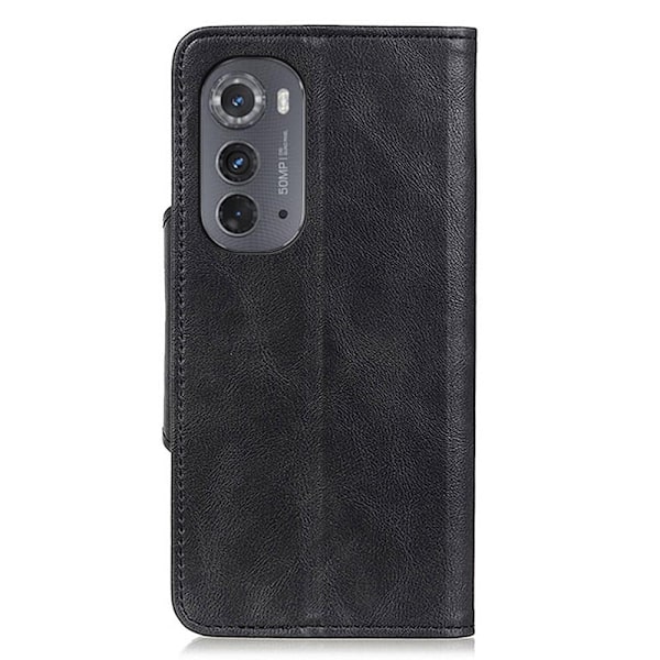 Alpha Motorola Moto Edge 2022 Läppäkotelo - Musta Black