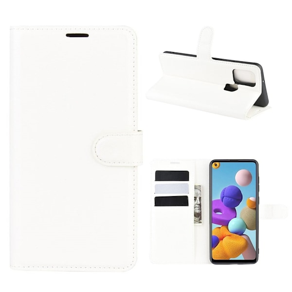 Classic Samsung Galaxy A21s fodral - Vit Vit