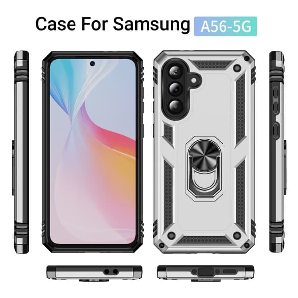 Bofink Combat Samsung Galaxy A56 kotelot - Hopea Silver grey